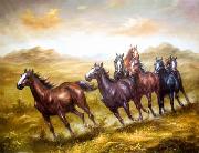 unknow artist Horses 016 oil painting picture wholesale